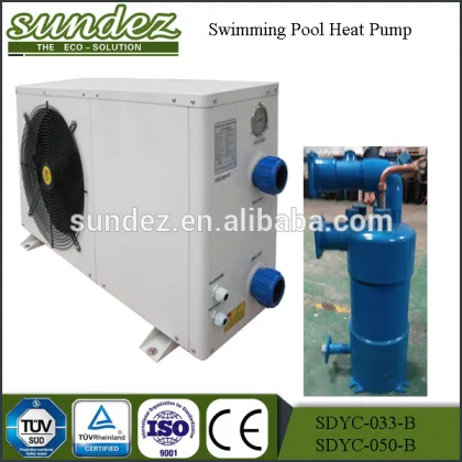 Manufacturer offer Air Source spa pool heat pump with WILO pump 8KW