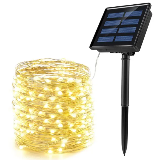 Outdoor Solar Powered RGB Fairy Lights for Garden Weddings and Events