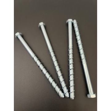 Zinc Plated Hexagonal Self-cutting Concrete Screws