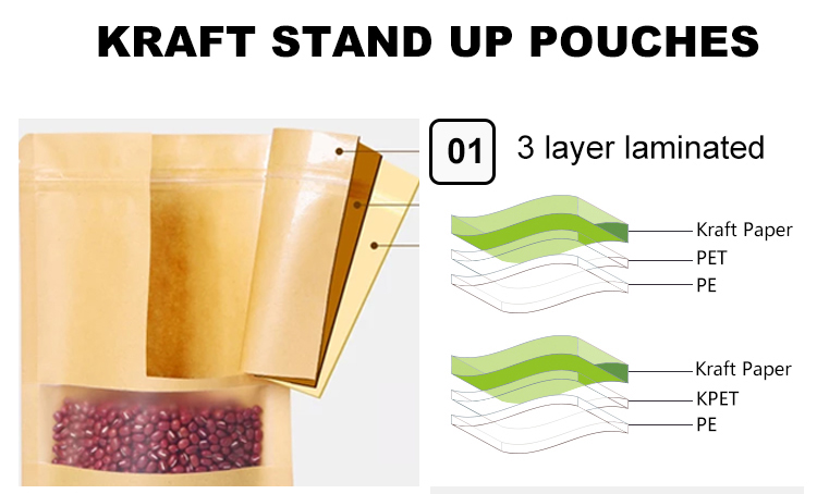 Kraft standuppouch1