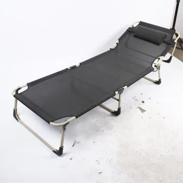 Adjustable Beach Metal Folding Bed Sun Lounger