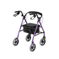 Removable Back Support 4-Wheel Rollator Walker with seat