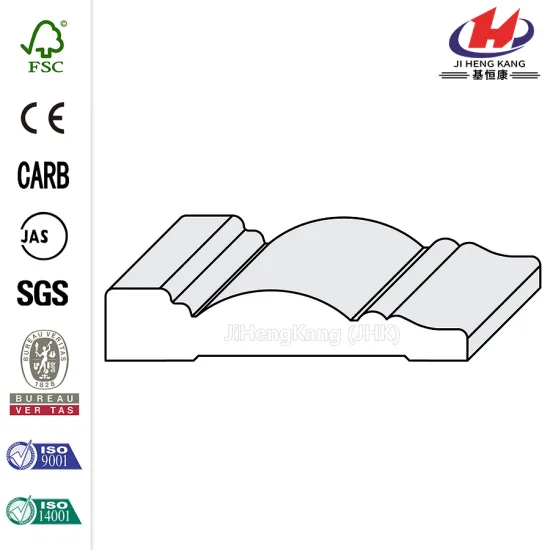 New Design Wood Grain MDF Door Moulding