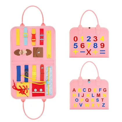 Sensory Learning Montessori Toddler Busy Board