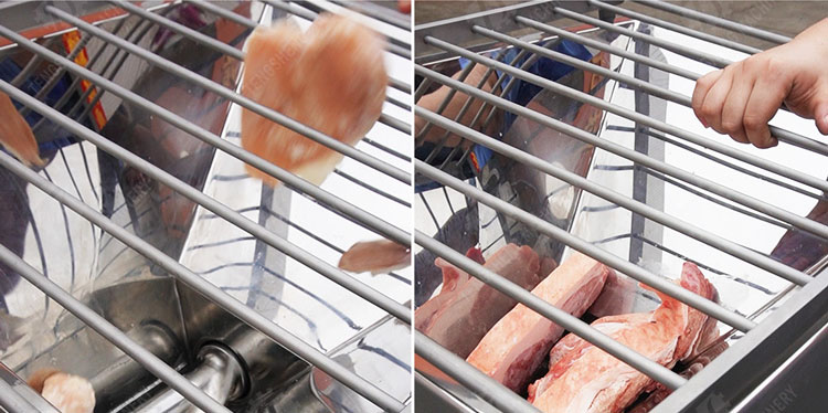 industrial frozen meat grinder