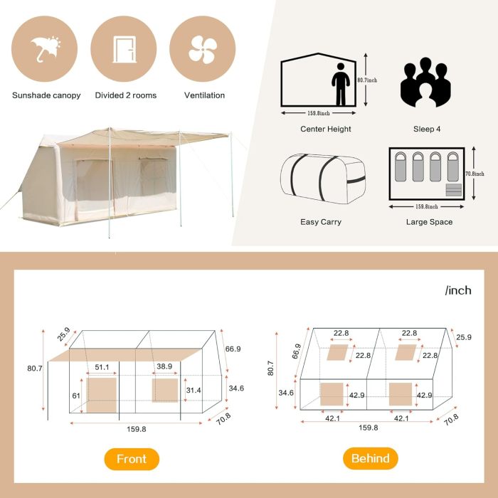 ਬਾਹਰੀ ਲਈ ਰਿਜ ਛੱਤ ਦੇ ਡਿਜ਼ਾਈਨ ਦੇ ਨਾਲ inflabetable trent