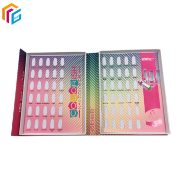 Kotak Custom Spot UV Logo Elegan Kuku Kuku dengan Penutupan Magnetik