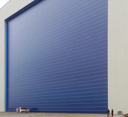 Oversize high speed flexible door