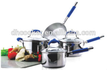 7 PCS Stainless Steel Cookware Set