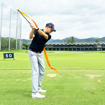 Portable Golf Swing Trainer - Hot Selling Ribbon Aid for Swing Speed Practice