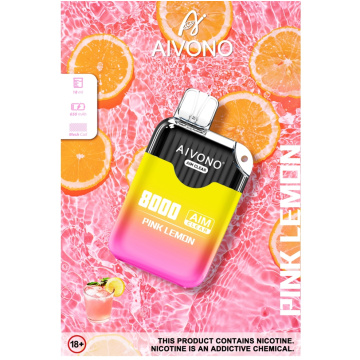 AIM-CLEAR 8000 PUFFS AIVONO Rechargeable Vape