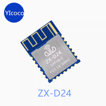 ZX-D24 Dual-Mode Bluetooth Module SPP3.0+BLE5.2 High-Speed Low-Power Wireless Serial Communication