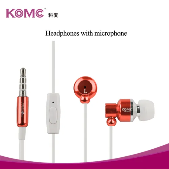 Metallic Colorful Earphone In Ear Wire Control With Mic 3.5mm earphones In Balanced Immersive Bass Perfect Sound