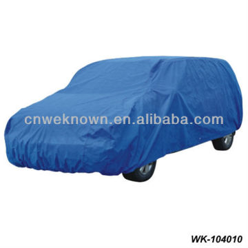cheap waterproof oxford coated silver car cover