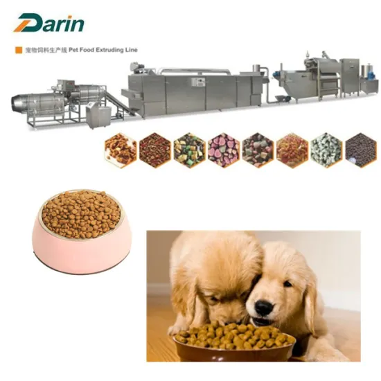 Stainless Steel Pet Food Extruding Line for Dog/Cat/Fish