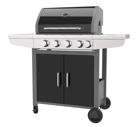 Four Burner Outdoor Gas BBQ With Side Burner