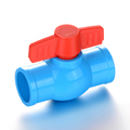 Thailand Standard PVC Water Ball Valve in 1/2 to 4 Inches: Blue and Red Options