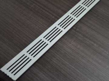 The corrugated aluminium panel