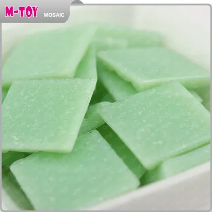 AS43 green DIY Glass Mosaic Kids DIY Crafts