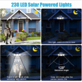 Solar Lights 3-Head Adjustable Wall Lights