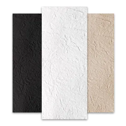 Black Flexible Stone Sheets for Exterior Wall Cladding