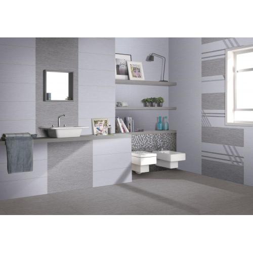 Piastrelle da parete in ceramica smaltata per bagno effetto tessuto 30x80 cm