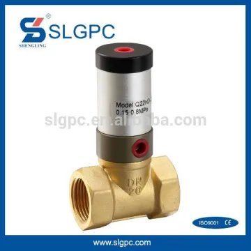 Brass body new type fluid brass oil air control valve Q22HD-20