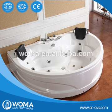 European style hot selling two person whirlpool massage bathtub,WOMA computer control panel massage bathtub Q310