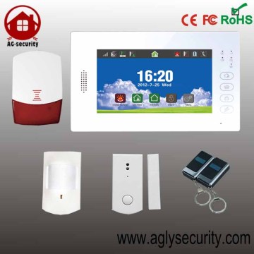 home Wireless GSM telemetry Intruder Alarm System