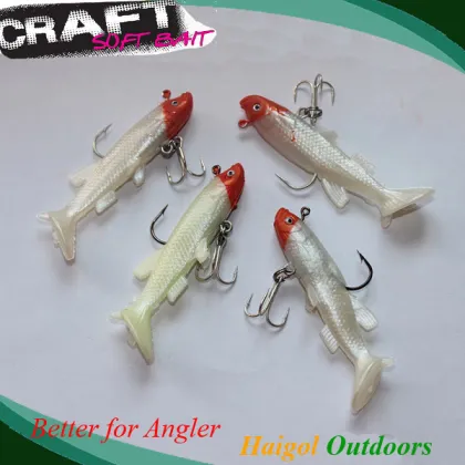 Wholesale fishing lure part sea bass fishing fish UV painting fish