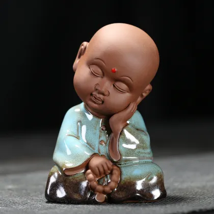 Boutique Kiln Baked Yixing Clay Monk Tea Pets