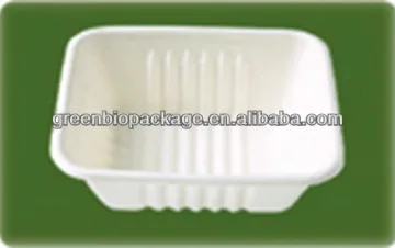 Eco-friendly disposable Sugarcane Bagasse Pulp Mushroom Box