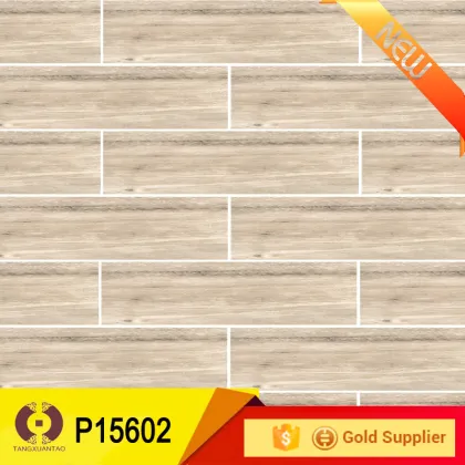 600x150mm Wood look kajaria floor tiles for Home interior floor (P15602)