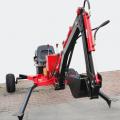 Bộ tải mini backhoe 15hp có thể kéo backhoe có thể kéo