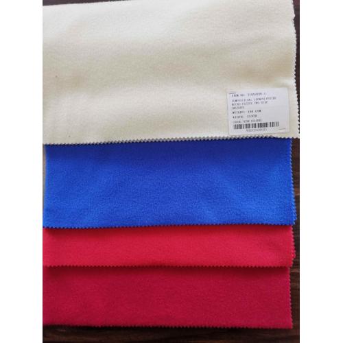 100% Polyester Polar Fleece Two Sides Brush Fabric