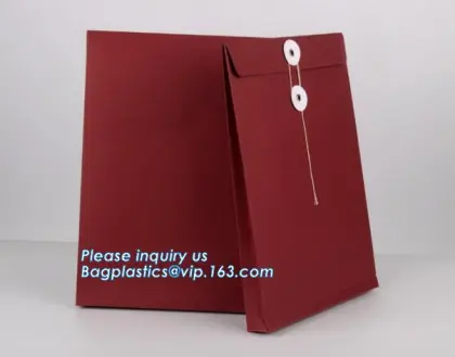 Kraft paper button closure envelopes a4 string envelopes, cardboard kraft paper envelopes packaging, envelope&emvelope&paper env