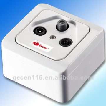 SAT/TV/FM Wall Socket/Satellite Socket GC-2203E