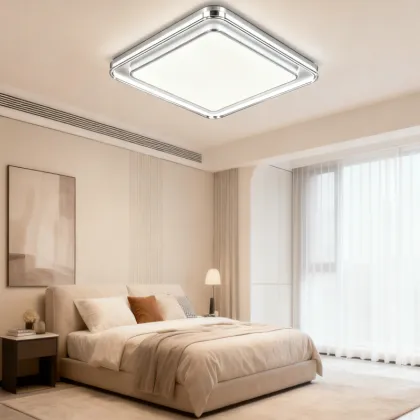 Low glare ceiling lighting
