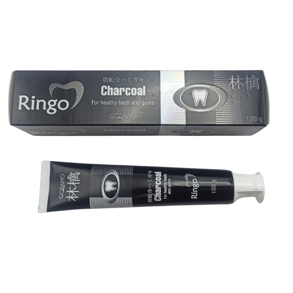 Ringo Activated Charcoal Whitening Toothpaste Mint Flavor