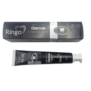 Ringo ativou o sabor de creme dental de clareamento de carvão