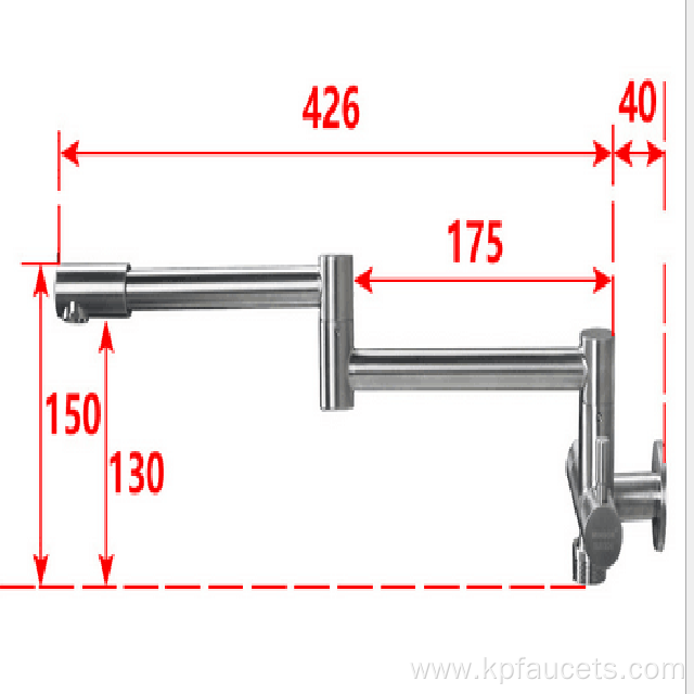 Multifunction Chrome Plated Gold Faucet