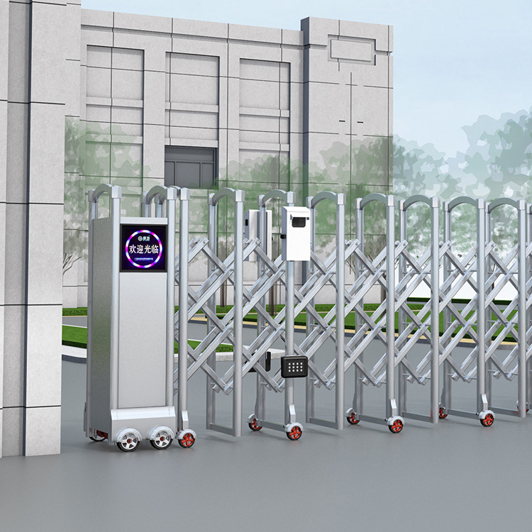 Aluminum retractable gate