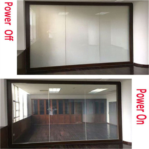 Custom Size Smart Film Switchable Window Tint Glass Door Electric Privacy Tempered Glass