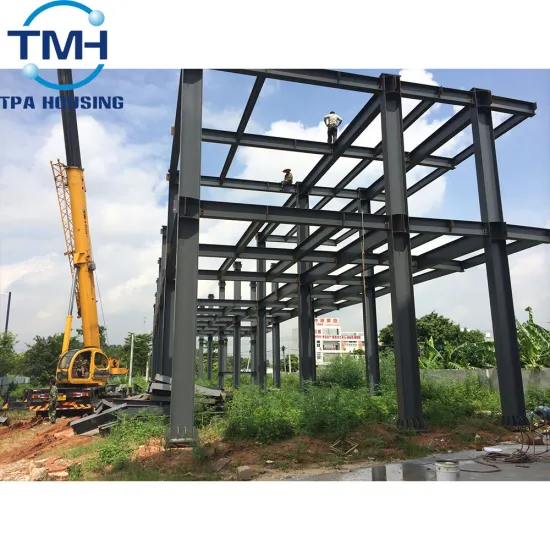 accept custom order steel frame warehouse and workshop