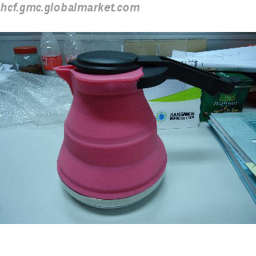 Fashion and colourful collapsible kettle in 1.5L