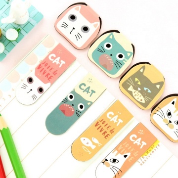 Wholesale Custom Magnetic Souvenir Cat Bookmark