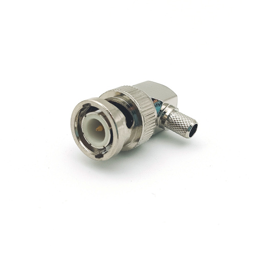 R/A Male Plug Cable Mount BNC Coaxial Connector