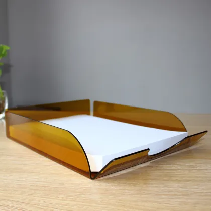 New Style Acrylic File Tray/Document Plate