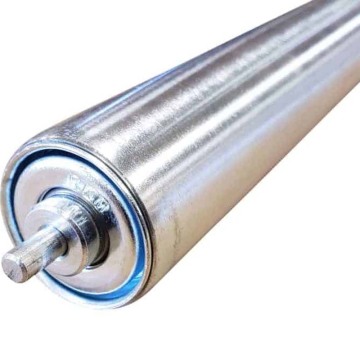 Large Carbon Steel Chrome Zinc Conveyor Roller Shaft