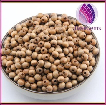 wholesale 8mm origional wood round beads for garment decoration
